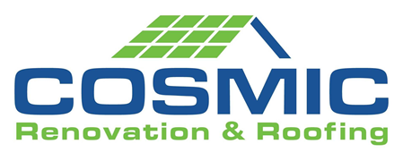 Cosmic Renovation and roofing  logo